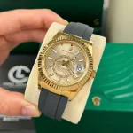 Rolex Oyster Perpetual Sky-Dweller Yellow Gold 336238-0001 42mm Champagne Dial – VIP Version - Image 4