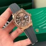 Rolex Oyster Perpetual Sky-Dweller M326235-0005 42mm Rose Gold Chocolate Dial – VIP Version - Image 4
