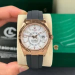 Rolex Oyster Perpetual Sky-Dweller M326235-0004 42mm White Dial Rose Gold – VIP Version - Image 2