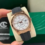 Rolex Oyster Perpetual Sky-Dweller M326235-0004 42mm White Dial Rose Gold – VIP Version - Image 3