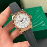 Rolex Oyster Perpetual Sky-Dweller M326235-0004 42mm White Dial Rose Gold – VIP Version - Image 4