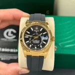 Rolex Oyster Perpetual Sky-Dweller M326238-0009 42mm Black Oysterflex yellow – VIP Version - Image 2