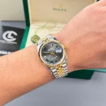 Rolex Datejust M126233-0035 36mm Wimbledon Demi Yellow Gold – VIP Version - Image 8