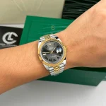 Rolex Datejust M126333 41mm Wimbledon Demi Yellow Gold Steel – VIP Version - Image 5