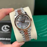 Rolex Datejust 126231 36mm Xà Cừ Tím Dial Rose Gold – VIP Version - Image 2