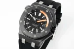 Audemars Piguet Royal Oak Offshore Diver 15707 42mm Black Dial Ceramic – VIP Version - Image 4