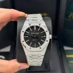 Audemars Piguet Royal Oak Frosted Gold 41mm Black Dial Steel – VIP Version - Image 3
