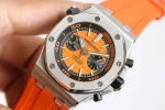 Audemars Piguet Royal Oak Offshore Diver Chronograph in Orange 26703ST 42mm – VIP Version - Image 4
