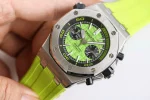 Audemars Piguet Royal Oak Offshore Diver Chronograph in Green 26703ST 42mm – VIP Version - Image 4