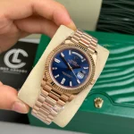 Rolex Day Date 228235-0085 40mm Blue Dial Rose Gold – VIP Version - Image 4