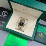 Rolex Datejust 126333-0006 41mm Black Dial Yellow Gold Steel – VIP Version - Image 9