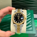 Rolex Datejust 126333-0006 41mm Black Dial Yellow Gold Steel – VIP Version - Image 3