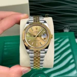 Rolex Datejust M126333-0010 41mm champagne Dial Yellow Gold Steel – VIP Version - Image 4