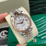Rolex datejust 126331-0014 41mm MOP Dial Rose Gold Steel – VIP Version - Image 4