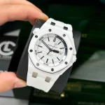 Audemars Piguet Royal Oak Offshore Diver 15707CE 42mm White Dial Ceramic – VIP Version - Image 4