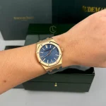Audemars Piguet Royal Oak 15510OR Yellow Gold 41mm Blue Dial – VIP Version - Image 4