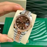 Rolex Datejust M126331-0002 41mm Chocolate Dial Rose Gold Steel – VIP Version - Image 4