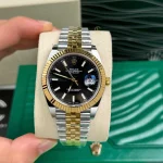 Rolex Datejust M126333-0014 41mm Black Dial Yellow Gold Steel – VIP Version - Image 4