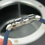 Hublot Classic Fusion Diamonds Moissanite Pave 33mm Blue Dial – Handcrafted Diamod - Image 4