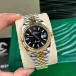 Rolex Datejust M126333-0014 41mm Black Dial Yellow Gold Steel – VIP Version - Image 2