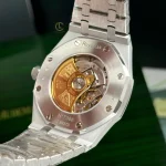 Audemars Piguet Royal Oak Frosted Gold 41mm Silver Dial Steel – VIP Version - Image 6