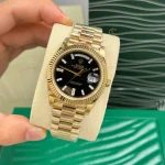 Rolex Day Date M228238-0004 40mm Black Dial Yellow Gold – VIP Version - Image 3