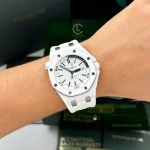 Audemars Piguet Royal Oak Offshore Diver 15707CE 42mm White Dial Ceramic – VIP Version - Image 5
