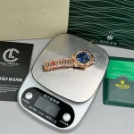 Rolex Day Date 228235-0085 40mm Blue Dial Rose Gold – VIP Version - Image 9
