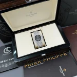 Patek Philippe Nautilus 5712/1A 40mm Blue Dial Full Moissanite Hongkong – Customize Diamod - Image 12
