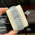 Patek Philippe Nautilus 5711/1A 40mm Full Moissanite – Customize Diamod - Image 10