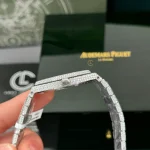 Audemars Piguet Royal Oak 15400ST 41mm Full Moissanite Hongkong – Customize Diamod - Image 7