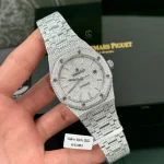 Audemars Piguet Royal Oak 15400ST 41mm Full Moissanite Hongkong – Customize Diamod - Image 2