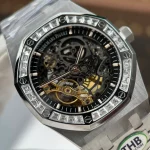 Audemars Piguet Royal Oak Frosted Gold Double Balance Wheel Openworked 41mm benzen Baugette – VIP VERSION - Image 5