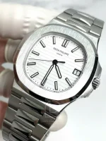 Patek Philippe Nautilus 5711A White 40mm Custom MODIFY 2026 – Handcrafted Version - Image 4