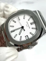 Patek Philippe Nautilus 5711A White 40mm Custom MODIFY 2026 – Handcrafted Version - Image 3